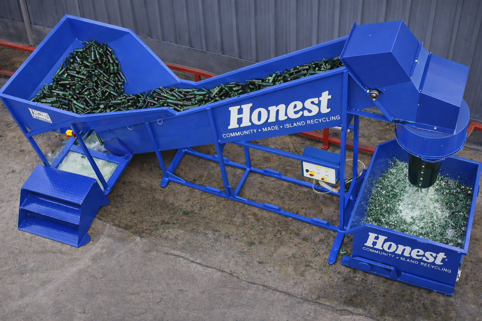 Glass Recycling System